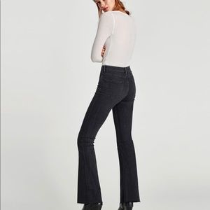 Zara skinny flare jeans